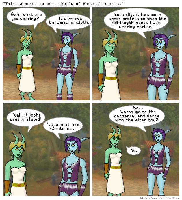 This happened to me in World of Warcraft once...